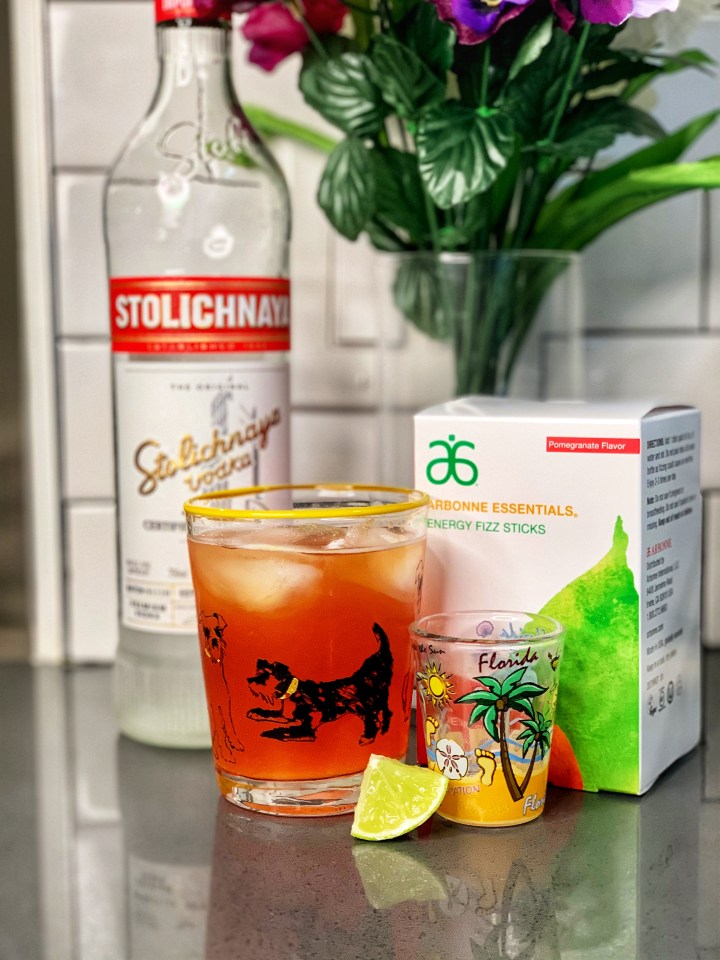 Pomegranate Lime Refresher