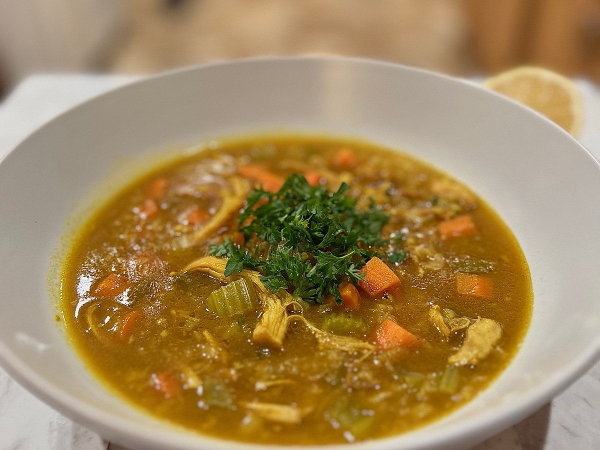 Thai Curry Chicken & Rice Soup (Gluten & Dairy&nbsp;Free)